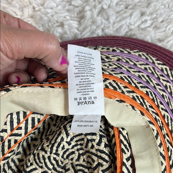Prana Orange and Pink Hat Accessories - Picture 8 of 8